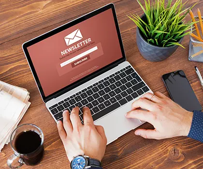 E-mailing and newsletters E-mailing and newsletters